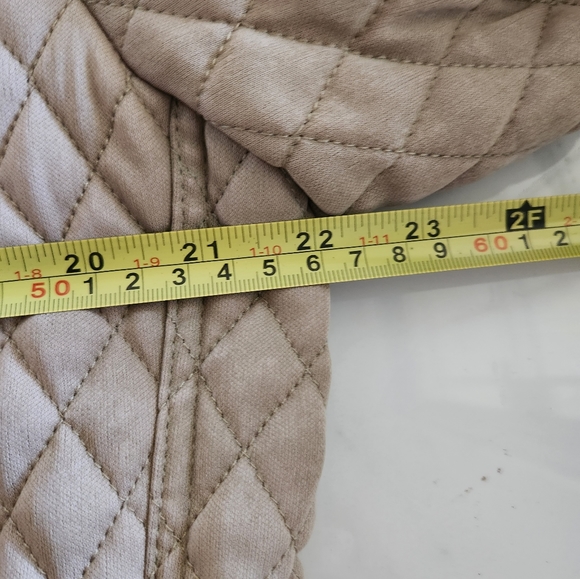 Quilted Tan XL Riding Jacket Giacca Gallery Company - Picture 8 of 16